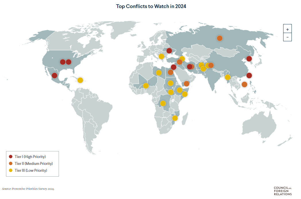 Top Conflicts to Watch in 2024
