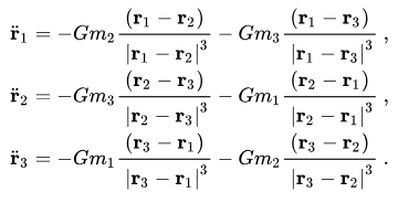 three-body-newton
